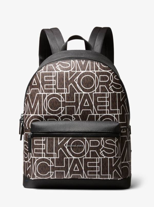 Panske Batohy Michael Kors Cooper Graphic Logo Hnede - Tasky Michael Kors Akcia | QDLMC-9041